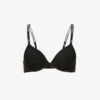 Calvin Klein 1996 Underwired Stretch-cotton Bra -Reisi Clothing Shop R04096757 BLACK M