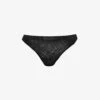 Calvin Klein Sheer Marquisette Mid-rise Stretch-lace Thong