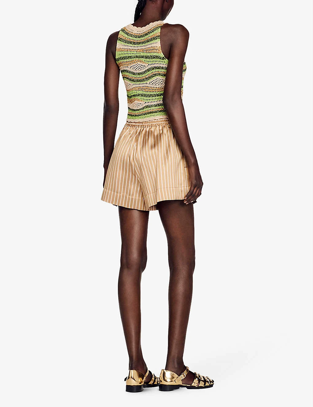 Sandro Crochet-pattern Woven Top 5 Sandro Crochet-pattern Woven Top - Image 4