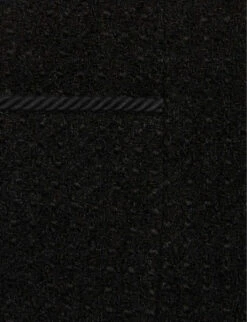 CLAUDIE PIERLOT Elga Braided-trim Tweed Shorts -Reisi Clothing Shop R04103275 NOIRGRIS ALT05