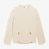 CLAUDIE PIERLOT Mathieu Cut-out Wool-blend Jumper -Reisi Clothing Shop R04103297 NATURELS M