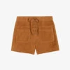 CLAUDIE PIERLOT Chris Lace-fastening Patch-pocket Suede Shorts -Reisi Clothing Shop R04103401 BRUNS M