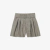 Sandro Loose-fit Striped Woven Shorts 2 Sandro Loose-fit Striped Woven Shorts -Reisi Clothing Shop R04111256 VERTS M
