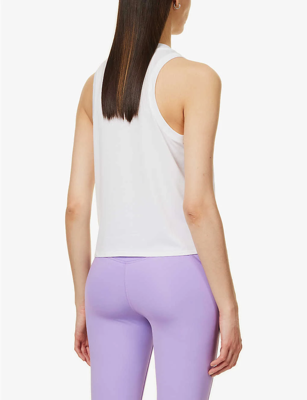 Vuori Energy Sleeveless Logo-patch Stretch-jersey Top 6 Vuori Energy Sleeveless Logo-patch Stretch-jersey Top - Image 4