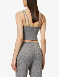 Vuori Performance Fitted Recycled Polyester-blend Top -Reisi Clothing Shop R04114831 HEATHERGREY ALT03