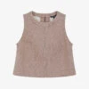 Soeur Pampa Boxy-shape Sleeveless Coated-canvas Top -Reisi Clothing Shop R04125742 PURPLE M