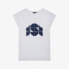 Soeur Valentina Logo-print Cotton T-shirt -Reisi Clothing Shop R04125782 WHITE M