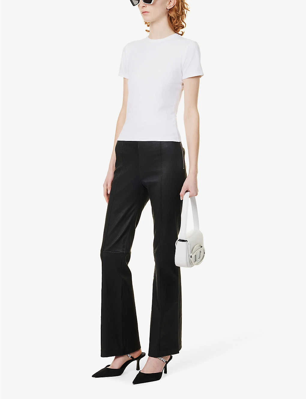 GOOD AMERICAN Baby Round-neck Stretch-cotton T-shirt 4 GOOD AMERICAN Baby Round-neck Stretch-cotton T-shirt - Image 2