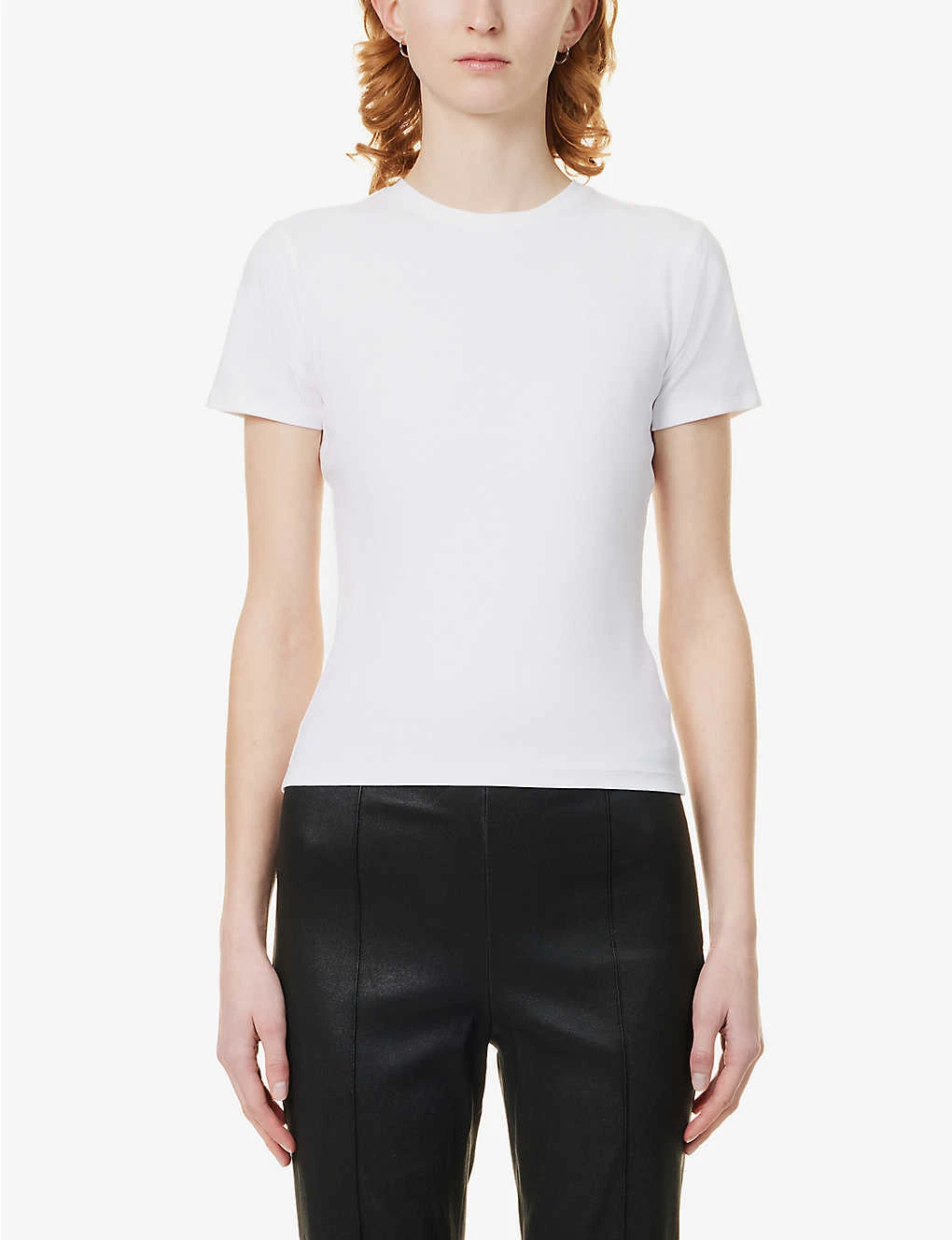 GOOD AMERICAN Baby Round-neck Stretch-cotton T-shirt 5 GOOD AMERICAN Baby Round-neck Stretch-cotton T-shirt - Image 3