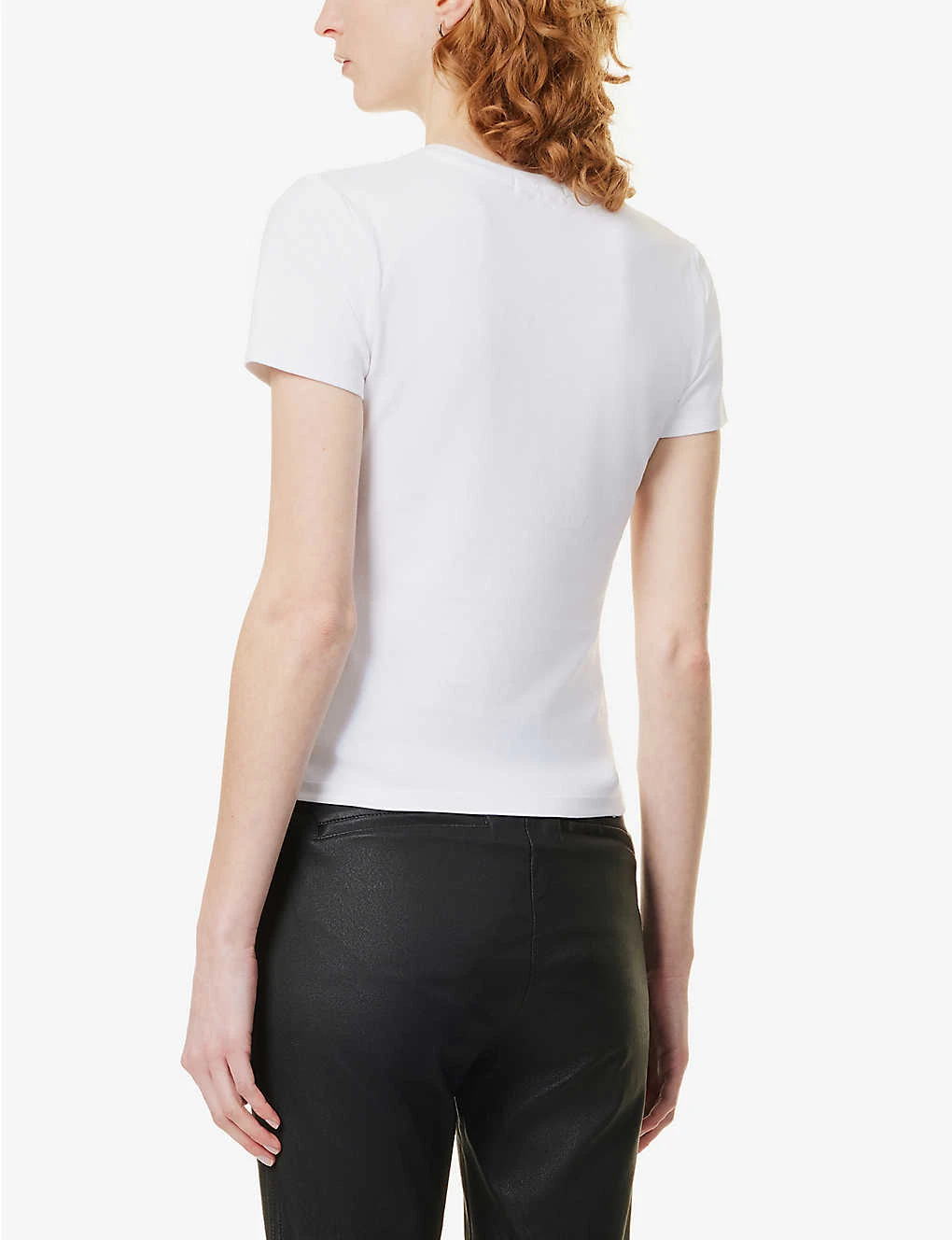 GOOD AMERICAN Baby Round-neck Stretch-cotton T-shirt 6 GOOD AMERICAN Baby Round-neck Stretch-cotton T-shirt - Image 4