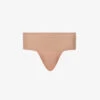 Spanx Undie-tectable Mid-rise Stretch-woven Thong -Reisi Clothing Shop R04126541 CAFEAULAIT M