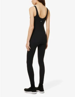 Lululemon Align Slim-fit Stretch-jersey Unitard -Reisi Clothing Shop R04127292 BLACK ALT03