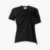 Tulle-appliqué Regular-fit Cotton-jersey T-shirt -Reisi Clothing Shop R04127329 BLACK M