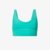 Lululemon Align Scoop-neck Stretch-jersey Bra -Reisi Clothing Shop R04127457 MALDIVGRNMALDIVGRN M