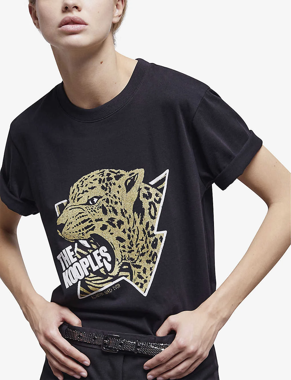 THE KOOPLES Graphic-print Relaxed-fit Cotton T-shirt 5 THE KOOPLES Graphic-print Relaxed-fit Cotton T-shirt - Image 3