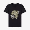 THE KOOPLES Graphic-print Relaxed-fit Cotton T-shirt 2 THE KOOPLES Graphic-print Relaxed-fit Cotton T-shirt -Reisi Clothing Shop R04127730 BLAD1 M