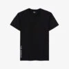THE KOOPLES Graphic-print Crew-neck Cotton T-shirt -Reisi Clothing Shop R04129082 BLA01 M