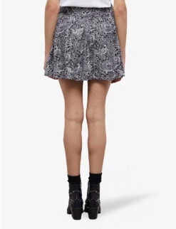 THE KOOPLES Paisley-print Woven Shorts -Reisi Clothing Shop R04131165 BLA09 ALT03