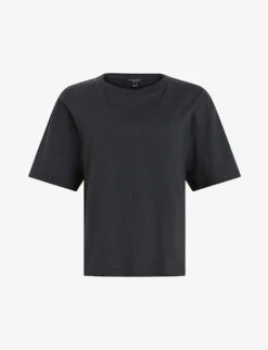 AllSaints Cygni Cut-out Organic-cotton T-shirt