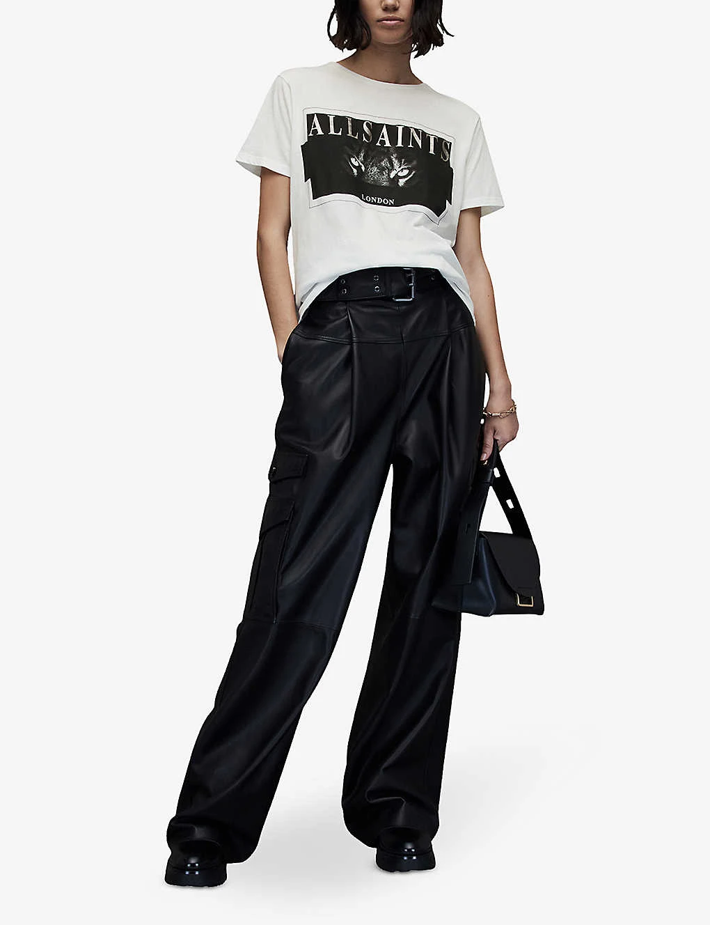 AllSaints Grace Graphic-print Cotton T-shirt 4 AllSaints Grace Graphic-print Cotton T-shirt - Image 2