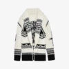Zadig & Voltaire Ella Intarsia Knitted Wool-blend Coat -Reisi Clothing Shop R04134395 ECRU M