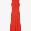 THE KOOPLES Scalloped-trim Knitted Midi Dress -Reisi Clothing Shop R04134667 ORA01 M