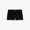 THE KOOPLES Embroidered Cut-off Denim Shorts -Reisi Clothing Shop R04135420 BLA01 M