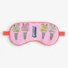 I For Icecream Patterned Silk Sleep Mask -Reisi Clothing Shop R04140690 MULTICOLOURED M