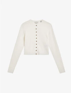 Ted Baker Camilda Cropped Stretch Recycled Viscose-blend Cardigan