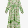 Ted Baker Elisiia Floral-print Woven Maxi Dress -Reisi Clothing Shop R04142374 GREEN M