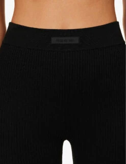 ESSENTIALS Sport High-rise Knitted Shorts 11 ESSENTIALS Sport High-rise Knitted Shorts -Reisi Clothing Shop R04142431 JETBLACK ALT04