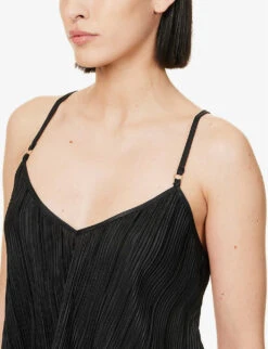 BLUEBELLA Neeson V-neck Woven Pyjamas -Reisi Clothing Shop R04144983 BLACK ALT04