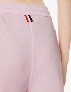 Car-appliquéd Mid-rise Cotton Shorts -Reisi Clothing Shop R04147508 LTPINK ALT05