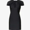 Coperni Twist-pattern Cut-out Stretch-woven Mini Dress -Reisi Clothing Shop R04147531 BLACKBLACK M