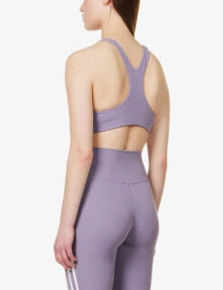 Ella Airweight Scoop-neck Stretch-jersey Bra -Reisi Clothing Shop R04150043 PALELAVWHTPLAVENWHT ALT03