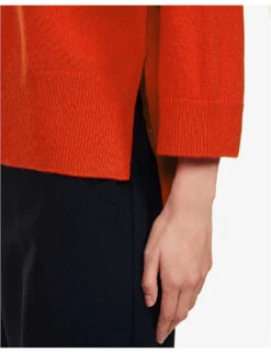 Weekend Max Mara Alce Three-quarter-length-sleeve Cashmere Jumper 13 Weekend Max Mara Alce Three-quarter-length-sleeve Cashmere Jumper -Reisi Clothing Shop R04151230 RED ALT05