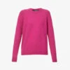 Weekend Max Mara Ghiacci Round-neck Knitted Jumper 1 Weekend Max Mara Ghiacci Round-neck Knitted Jumper -Reisi Clothing Shop R04151240 FUCHSIA M