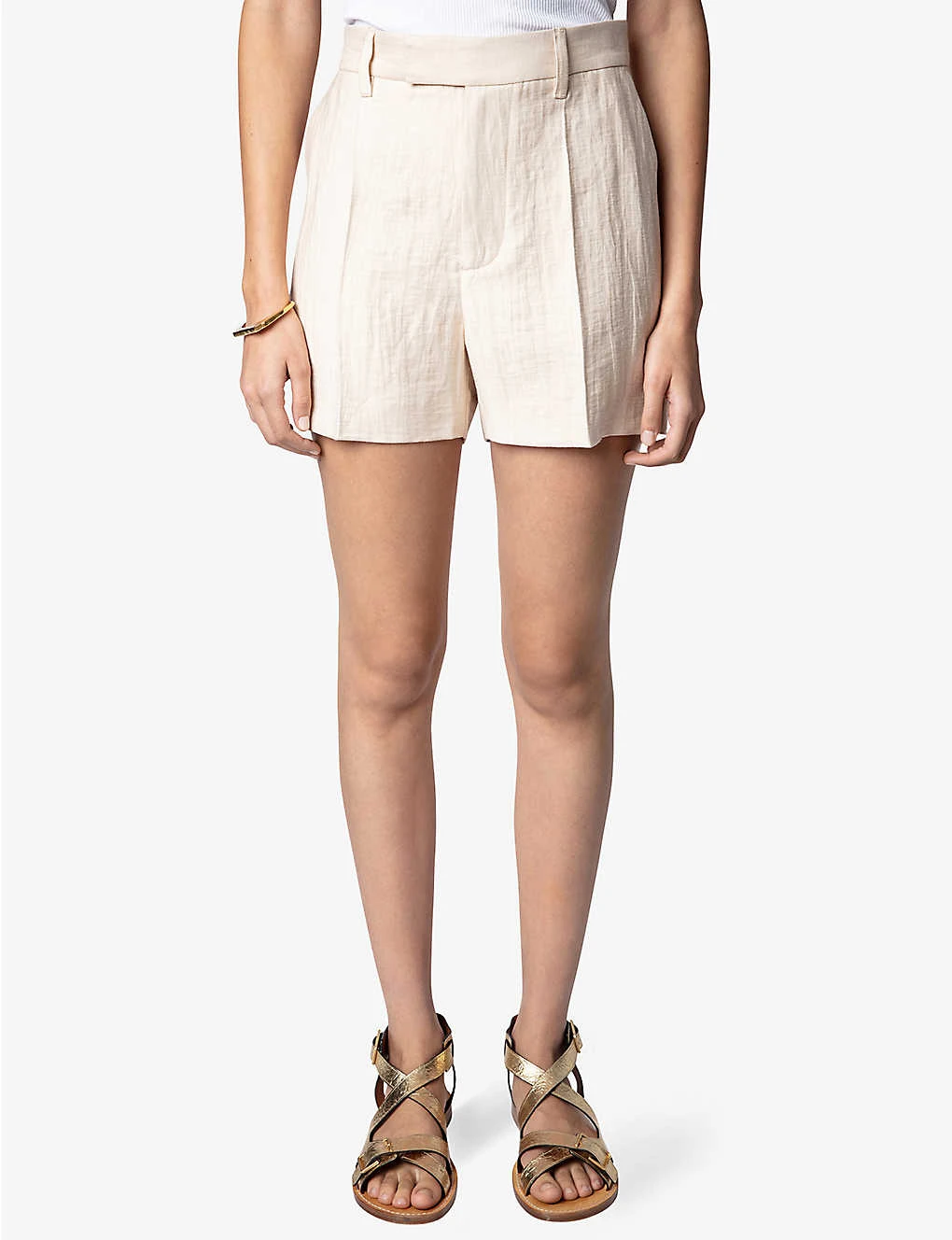 Zadig & Voltaire Please Creased Viscose-blend Shorts 5 Zadig & Voltaire Please Creased Viscose-blend Shorts - Image 3