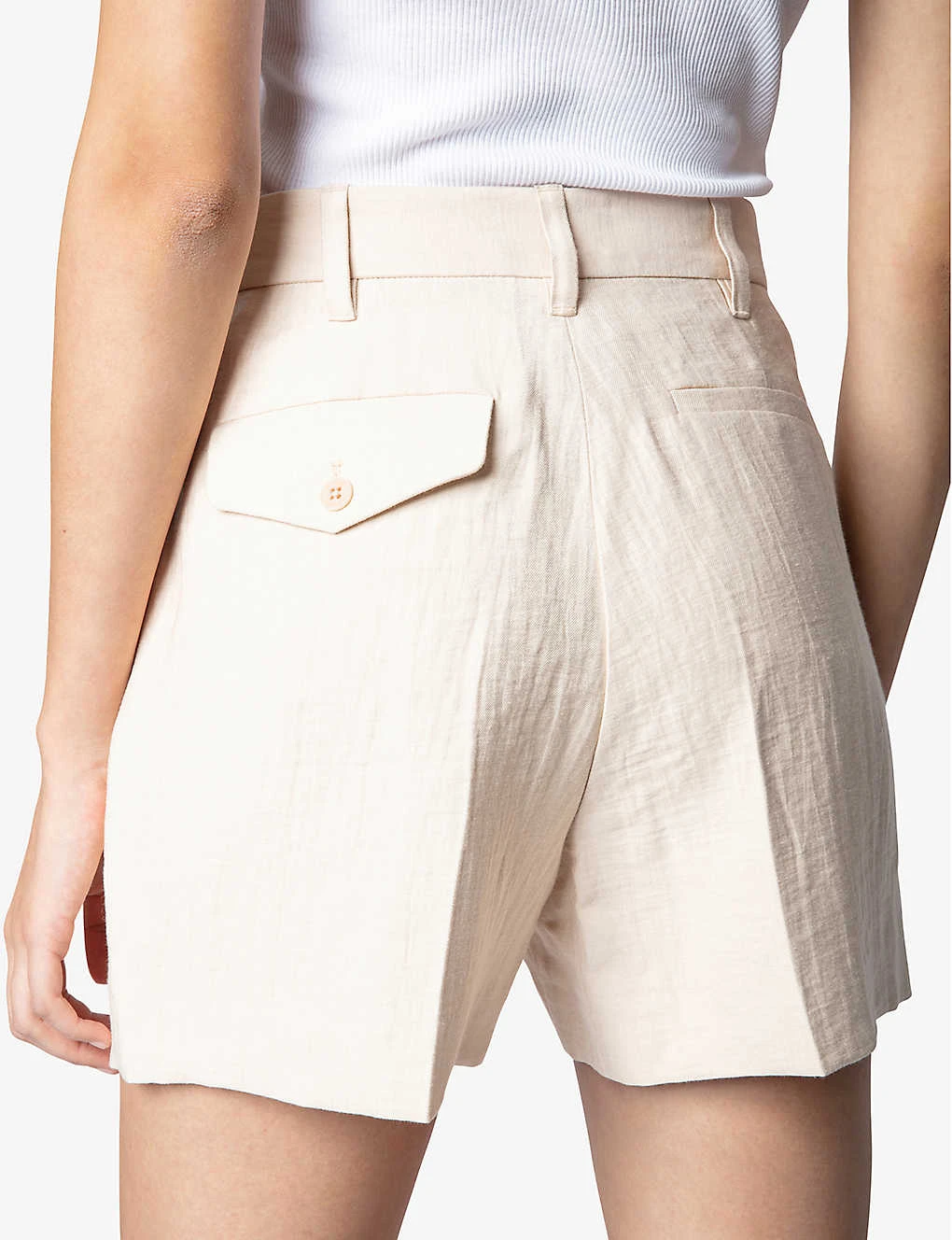 Zadig & Voltaire Please Creased Viscose-blend Shorts 7 Zadig & Voltaire Please Creased Viscose-blend Shorts - Image 5