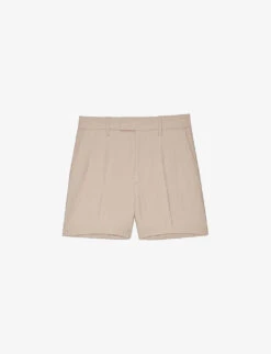 Zadig & Voltaire Please Creased Viscose-blend Shorts