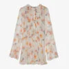 Zadig & Voltaire Rackel Floral-print Asymmetric-hem Woven Mini Dress -Reisi Clothing Shop R04151968 MASTIC M