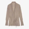 Zadig & Voltaire Hazzel Self Tie-fastened Cashmere Cardigan -Reisi Clothing Shop R04151970 FICELLE M