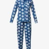 Helios Sun-print Cotton Pyjama Set -Reisi Clothing Shop R04152382 INDIGO M
