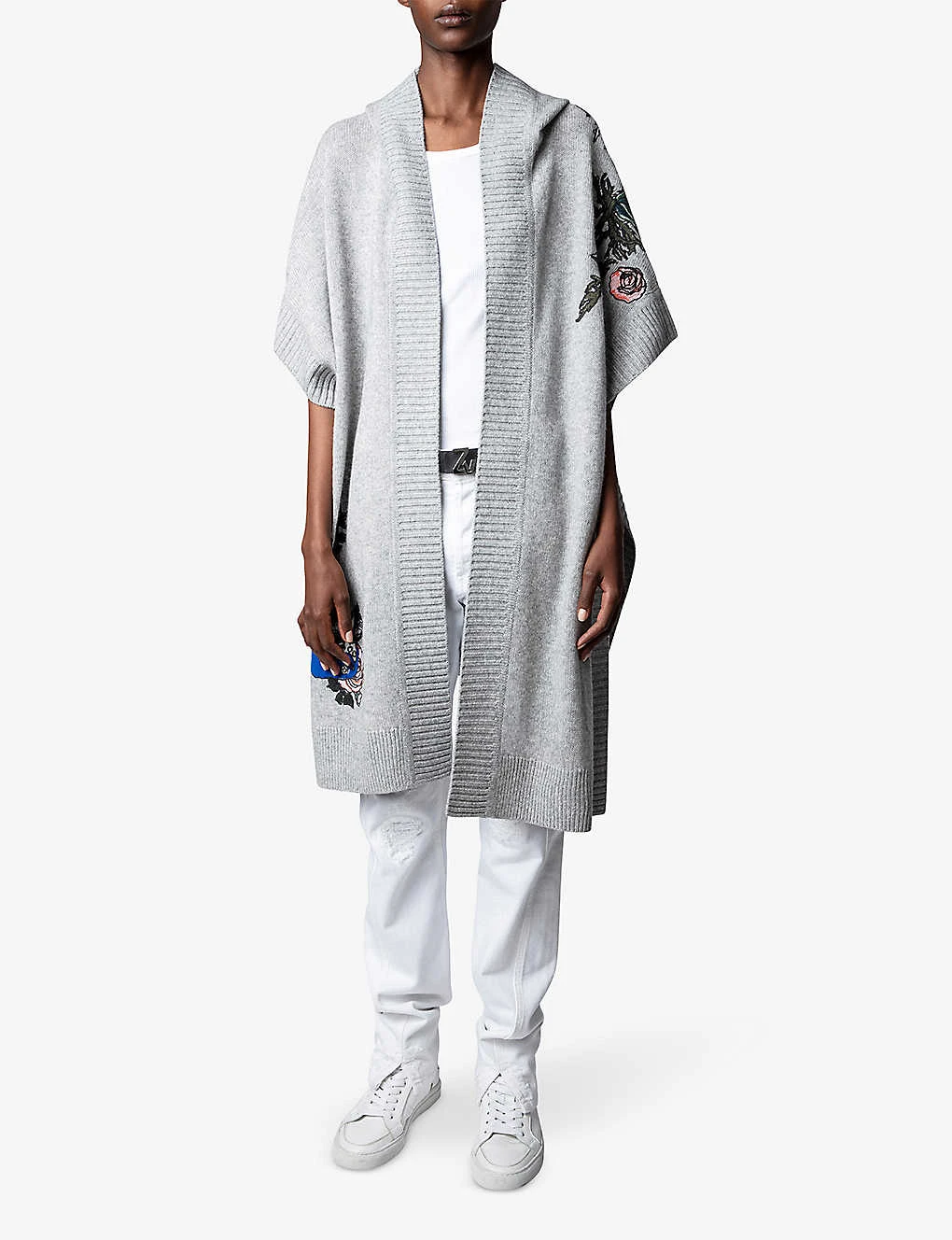 Zadig & Voltaire Inna Skull-motif Cashmere Cardigan 5 Zadig & Voltaire Inna Skull-motif Cashmere Cardigan - Image 3