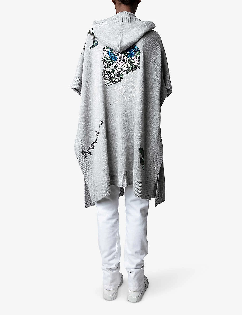 Zadig & Voltaire Inna Skull-motif Cashmere Cardigan 6 Zadig & Voltaire Inna Skull-motif Cashmere Cardigan - Image 4