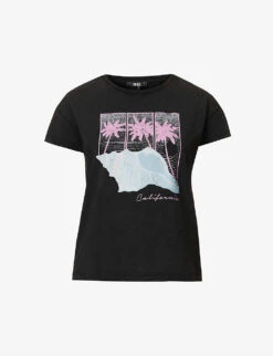 Paige Ryo Graphic-print Stretch-cotton T-shirt