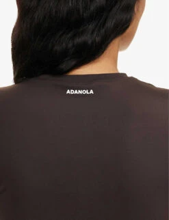 Ultimate Slim-fit Stretch-woven T-shirt -Reisi Clothing Shop R04153522 COFFEEBEAN ALT04