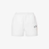 Sweat High-rise Logo-print Cotton-jersey Shorts -Reisi Clothing Shop R04153530 WHITE M
