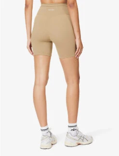 Ultimate Cropped High-rise Stretch-woven Shorts -Reisi Clothing Shop R04153640 DEEPSAND ALT03