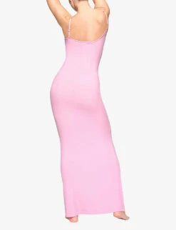 Soft Lounge Ribbed Stretch-jersey Maxi Dress -Reisi Clothing Shop R04153801 COTTONCANDY ALT02